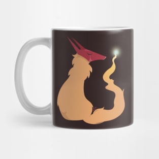 Masked Fox Creature (orange) Mug